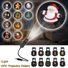 Santa elf snowman USB Christmas Projection Wall Ceiling Light Projector 10 image
