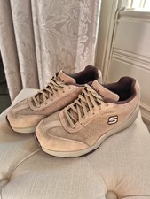 Skechers Shape-Ups Beige Suede
