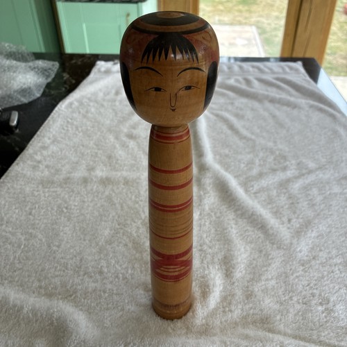 Japanese wooden kokeshi doll - wooden,