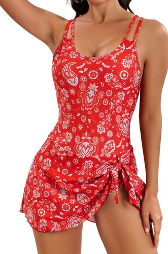 Floral swim dress swimming - floral,