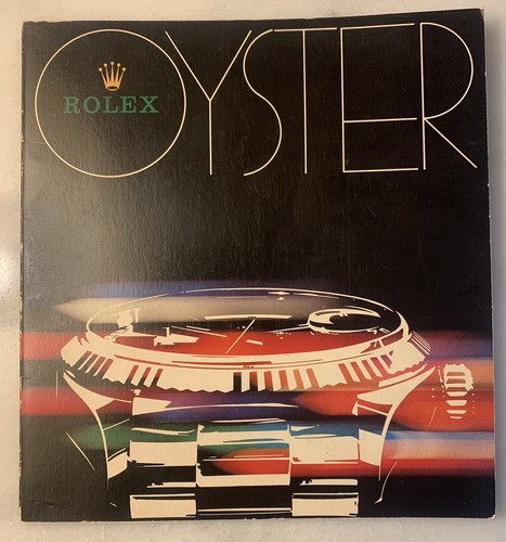 1977 rolex oyster booklet - rolex,