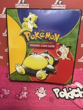 Vintage Pokemon TCG Original A4 Folder Snorlax 1999 Binder WOTC | G20