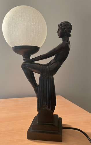 Art deco style bronze - deco, finish