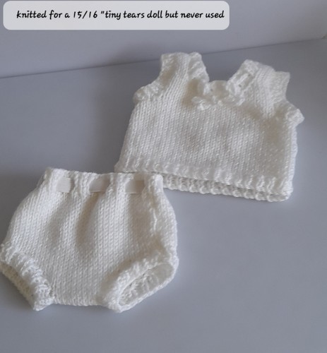 Hand knitted pants vest for - pants,
