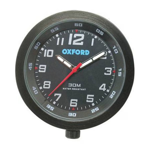 Oxford analogue clock black - analogue,