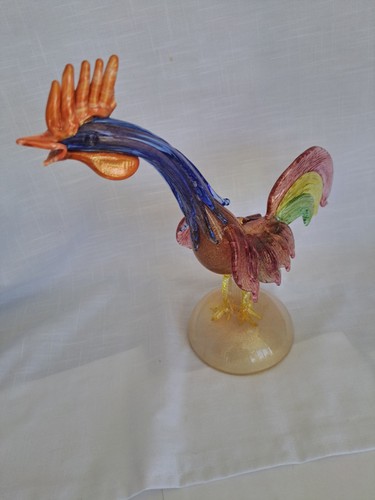 Seguso murano rooster 1950 - seguso,