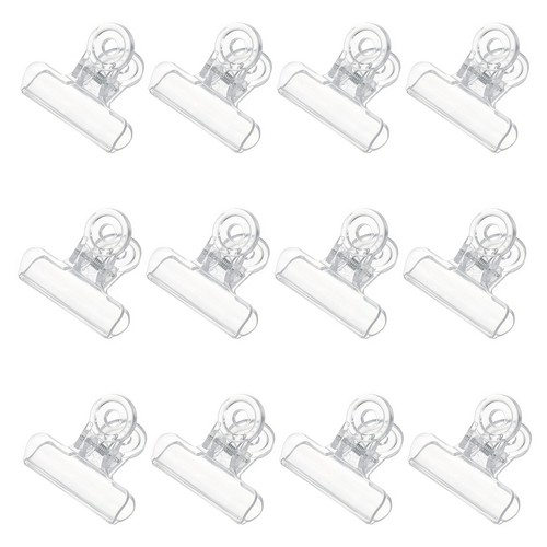 Pcs plastic bull dog clip - 12,