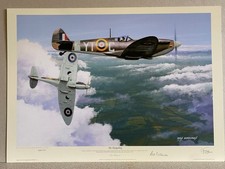Sqd spitfire aviation print - 65,