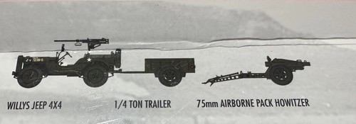 Airfix 76 willys - 1:72, jeep