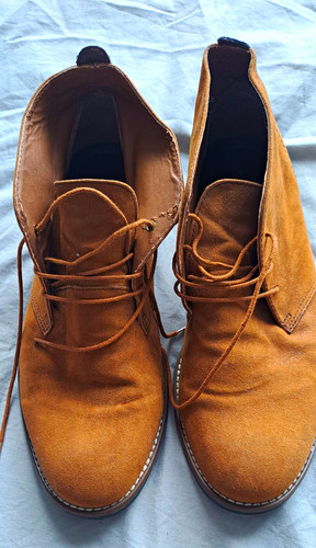 Topman tan suede chukka ankle - tan,