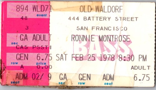 Ronnie montrose concert - montrose,