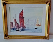 Lida Aldred  "Barges On The