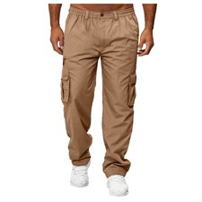Mens Cargo Combat Trousers