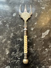 Antique 1921 Sterling Silver Pickle Fork, Birmingham