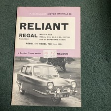 RELIANT REGAL REBEL -OLYSLAGER