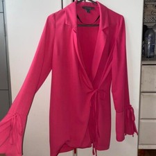 HOT PINK BLAZER WITH ADJUSTABLE STRANDS (PRIMARK SIZE 4)
