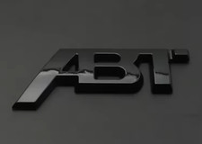 ABT Gloss Black Badge Small Rear Tailgate Boot VW SEAT AUDI SKODA 