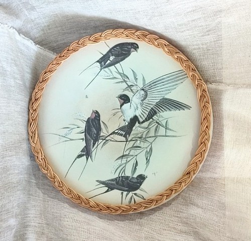 Vintage retro round melamine - vintage,