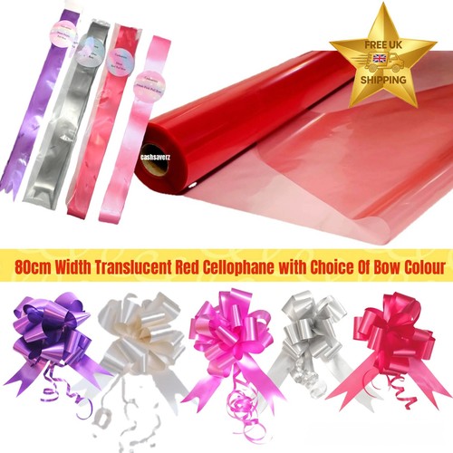 Translucent red cellophane - translucent,