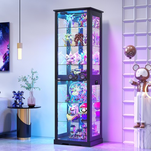Tier glass display showcase - glass,
