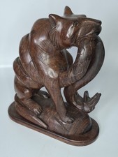 JAPANESE 8" HARDWOOD SCULPTURE