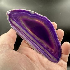 Agate slice for decoration and
