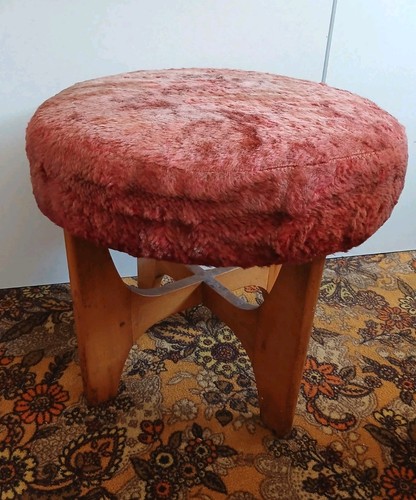 Vintage retro red - retro, stool