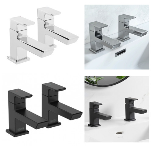 Bristan basin bath pair taps - bristan,