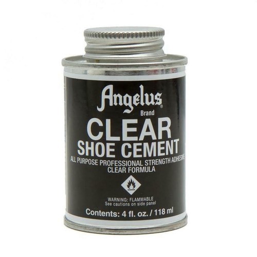 Angelus clear shoe cement glue - clear,