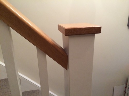 Staircase solid oak - oak,, newel