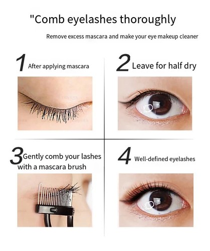 Eyelash comb lash - comb, separator