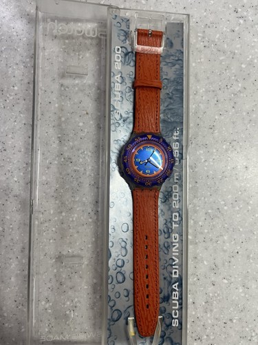 Swatch scuba red island - red,