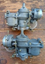 Genuine Original Solex VW 32 PDSIT 2&3 Pair Dual Twin Carbs Type 3 12V T3 Style