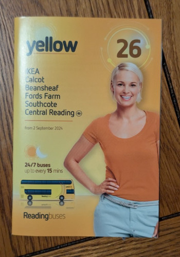 Reading buses route yellow - reading,