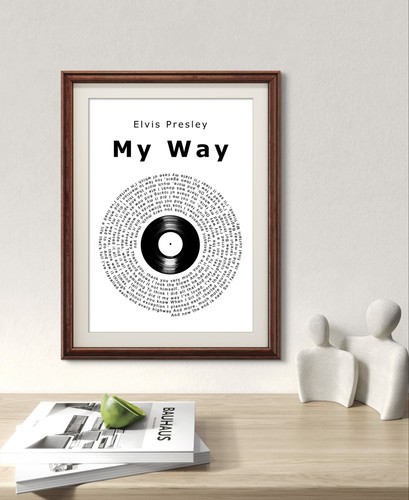 Elvis poster way print - elvis,