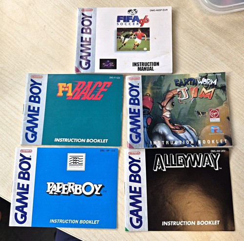 Nintendo gameboy manual bundle - gameboy,
