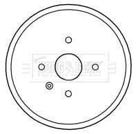 Borg beck bbr7214 brake - brake, drum