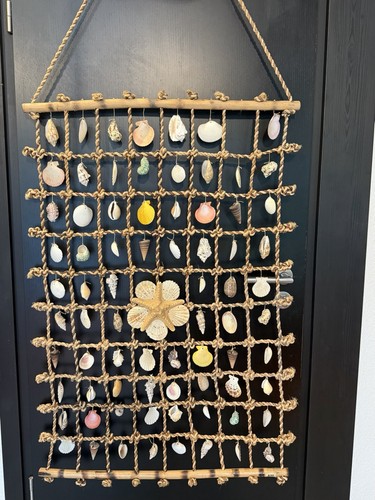 Handmade seashell hanging - handmade,