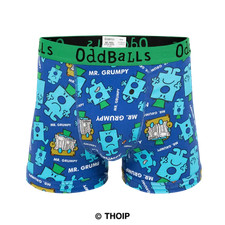 Oddballs Mr Grumpy - Mr Men Boxer Shorts - Cotton Stretch Trunks