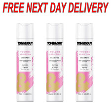 Toni & Guy Volume Addiction Shampoo for Fine Hair 250ML Pack of 3