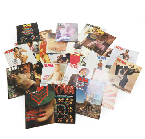 Vintage 1970s nova magazines - nova, x