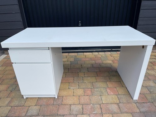 Ikea white desk - ikea,