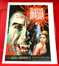 Taste The Blood Of Dracula Hammer Movie/Film Poster Art PICTURE/PRINT 13" x 10"