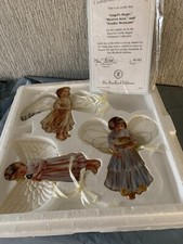 HEAVENS LITTLE ANGELS HANGING ORNAMENTS 8th SET DONA GELSINGER BRADFORD EDITIONS