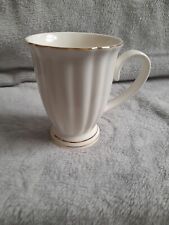 Patisserie Valerie Tall Cup White With Gold Rim 2017 by Kimm & Miller UK VGC 