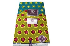 Holland Wax Prints Ankara African Wax 6 Yards Cotton Fabric For Sewing 