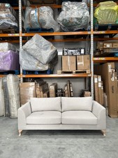 John Lewis Sofa Belgrave Large 3 Seater Linen Natural