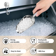 Stainless Steel Ice Scoop with