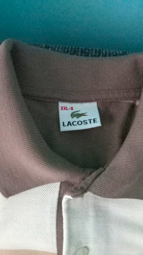 Lacoste men striped collared - lacoste,