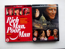 Rich Man Poor Man (DVD) Complete Books 1 & 2 (BOOK 2 NEW & SEALED) 16 Hours+